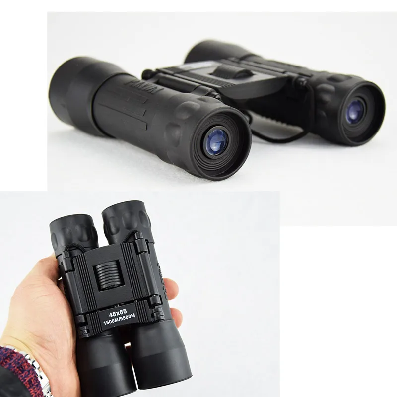 Складной бинокль HD 48 × 65 телескоп с функцией носветильник видения для