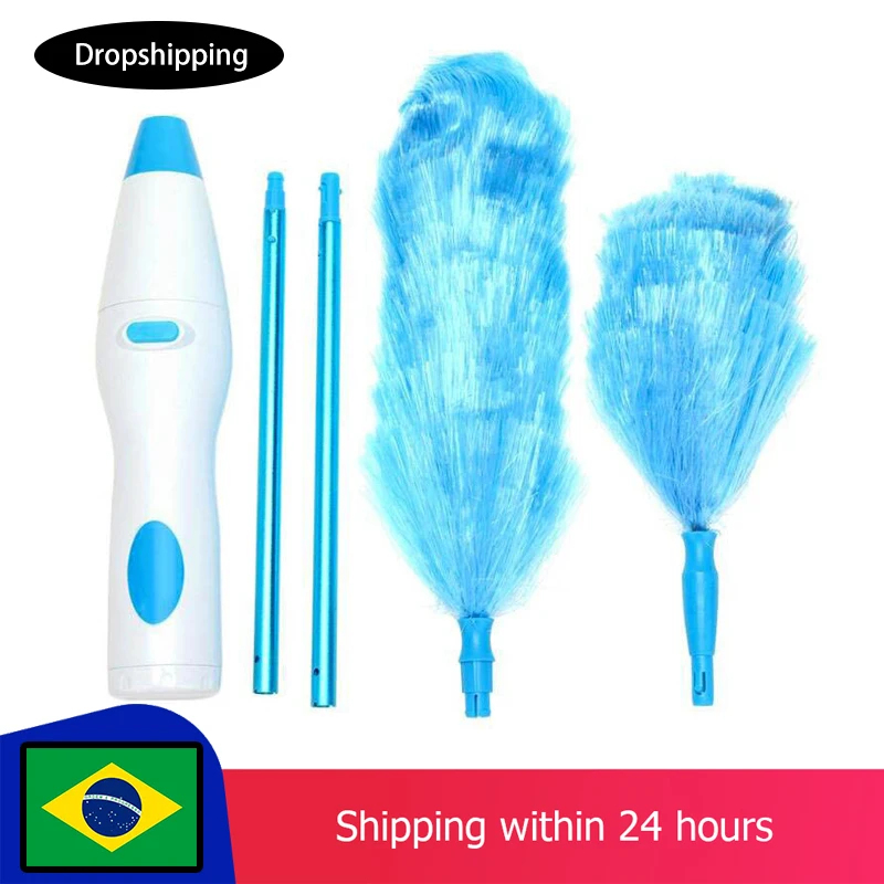 Электрическая щетка для пыли вращающаяся регулируемая с перьями пылесос жалюзи