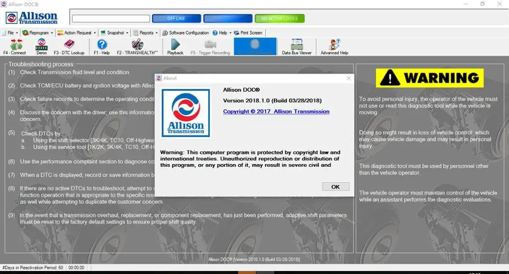 Универсальное программное обеспечение Allison DOC для ПК V2020.2 Активатор + keymaker файлы Gen