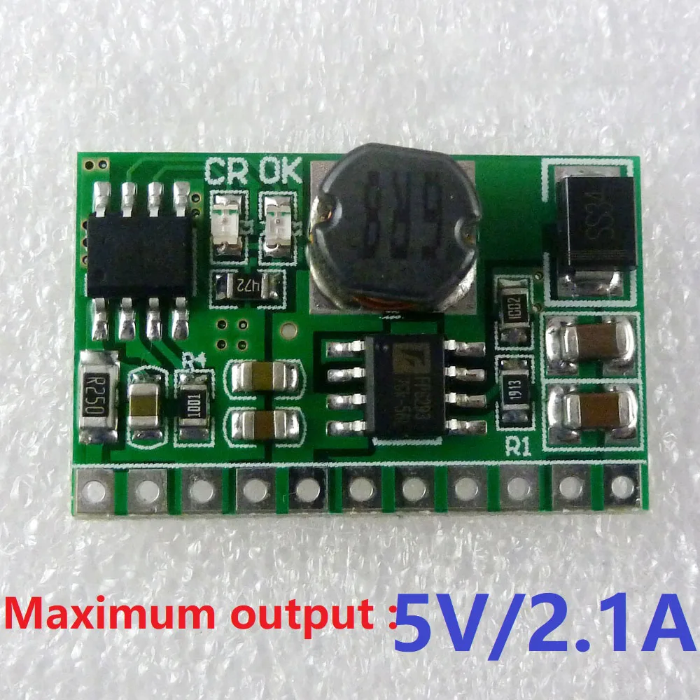 5V/2.1A из UPS мобильный Мощность Diy доска Зарядное устройство и повышающий конвертер
