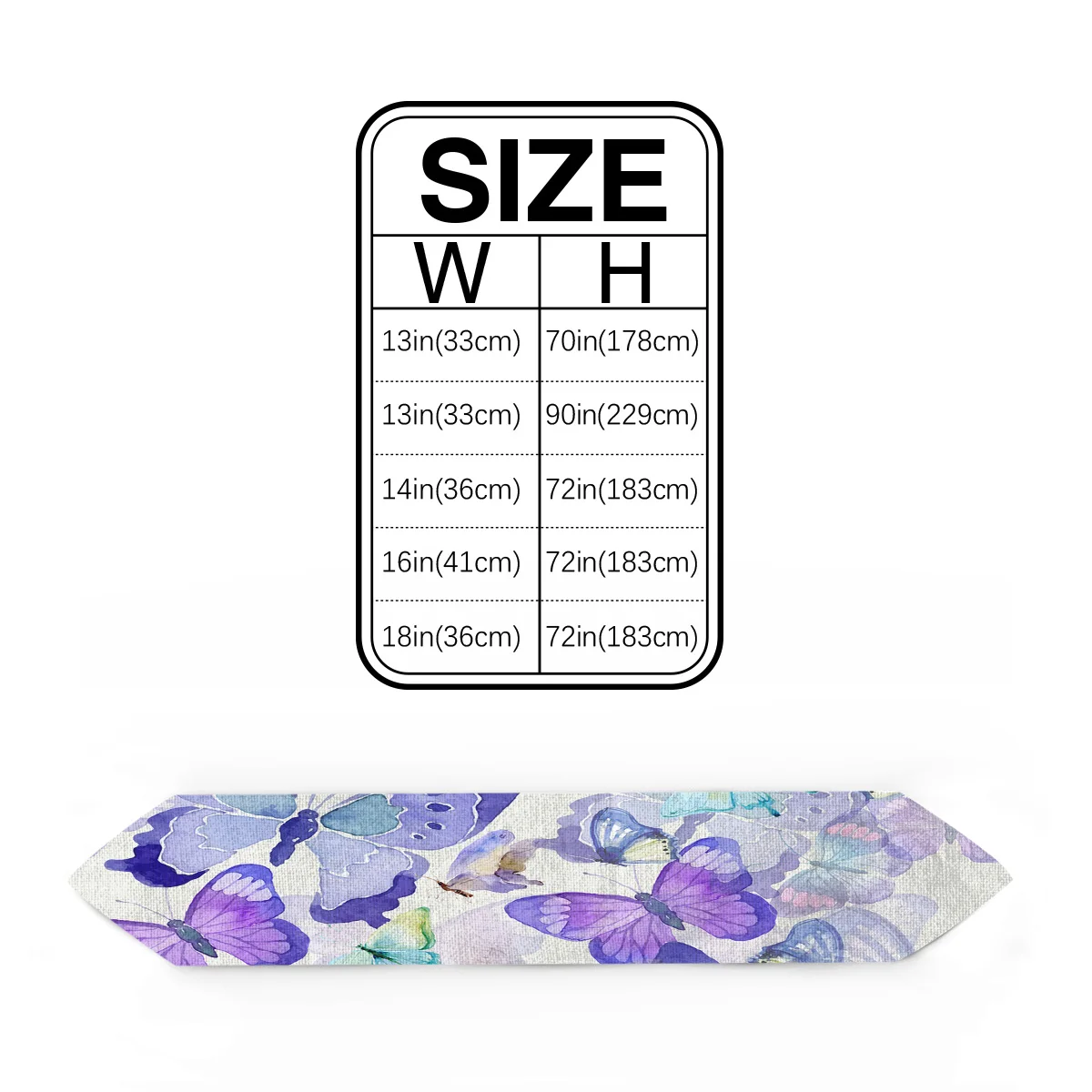 Настольные бегунки в художественном стиле с бабочками настольное украшение для