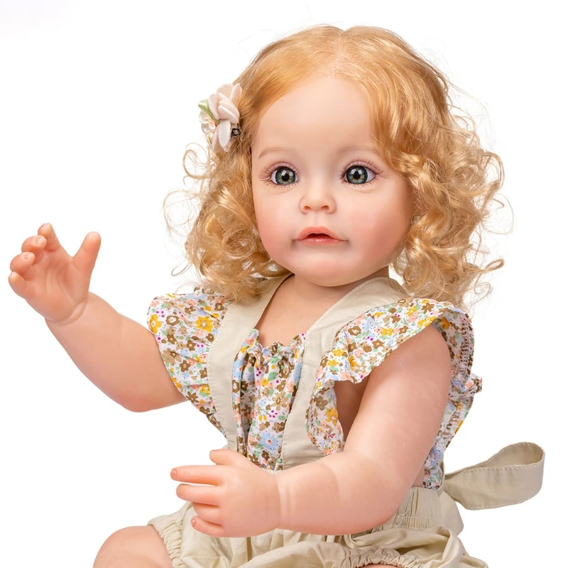 21-дюймовая искусственная кукла для девочек кормления реалистичное мягкое тело