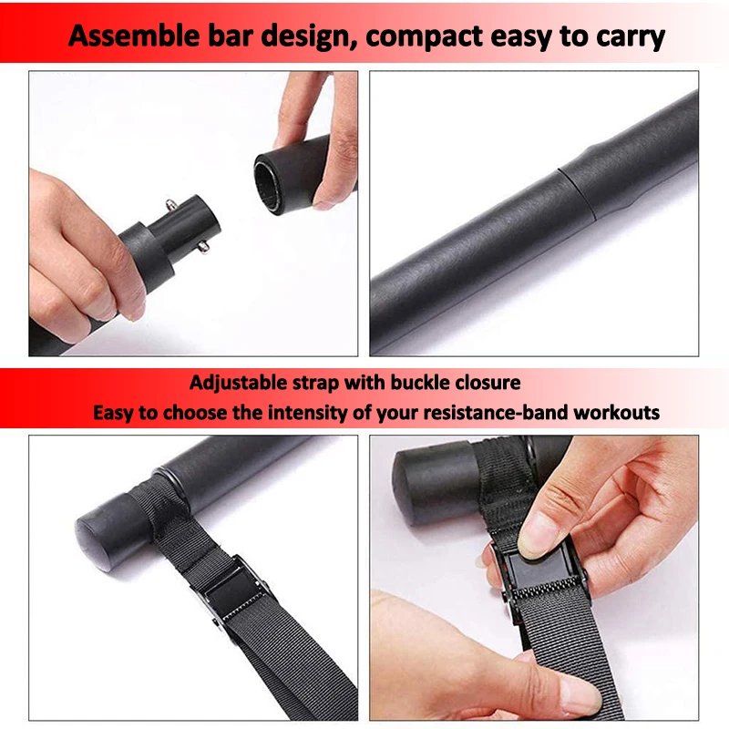 저렴한 피트니스 휴대용 조절 다기능 필라테스 바 스틱 키트 세트, 체육관 장비 저항 밴드 구매 피트니스 휴대용 조절 다기능 필라테스 바 스틱 키트 세트, 체육관 장비 저항 밴드