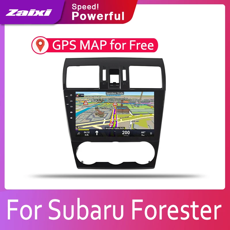 ZaiXi 2din Car multimedia Android Autoradio Radio GPS player For Subaru Forester XV 2015~2018 Bluetooth WiFi Mirror link | Автомобили и