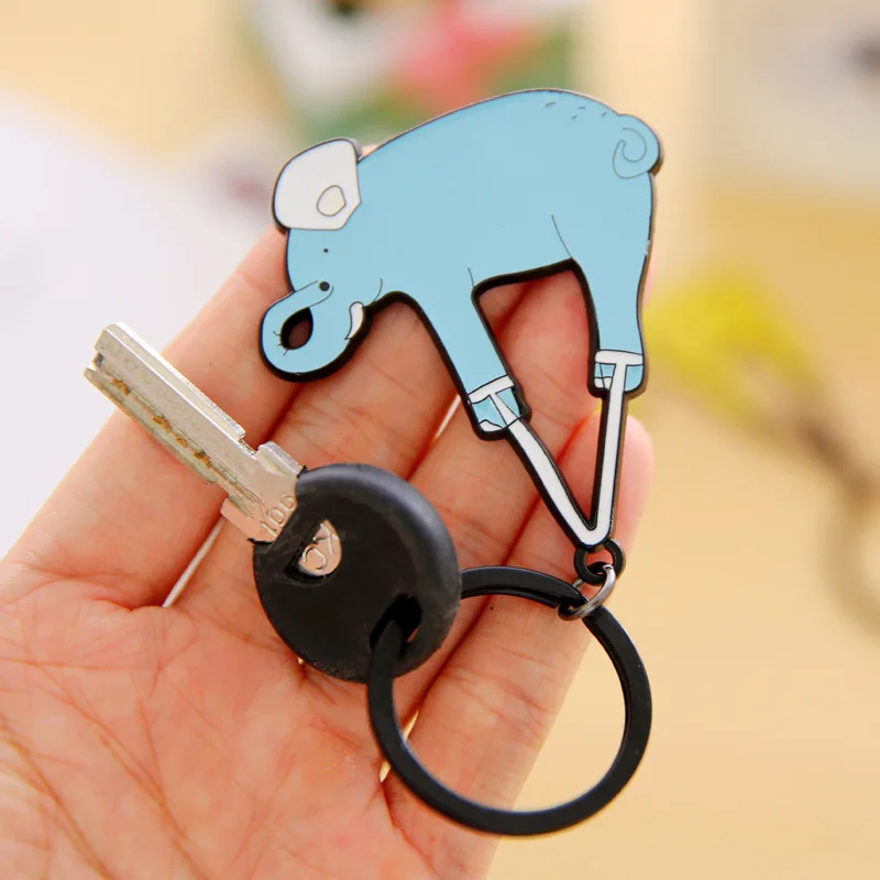 Животное ПВХ брелок игрушка милый мультфильм животное брелки для рюкзака собака