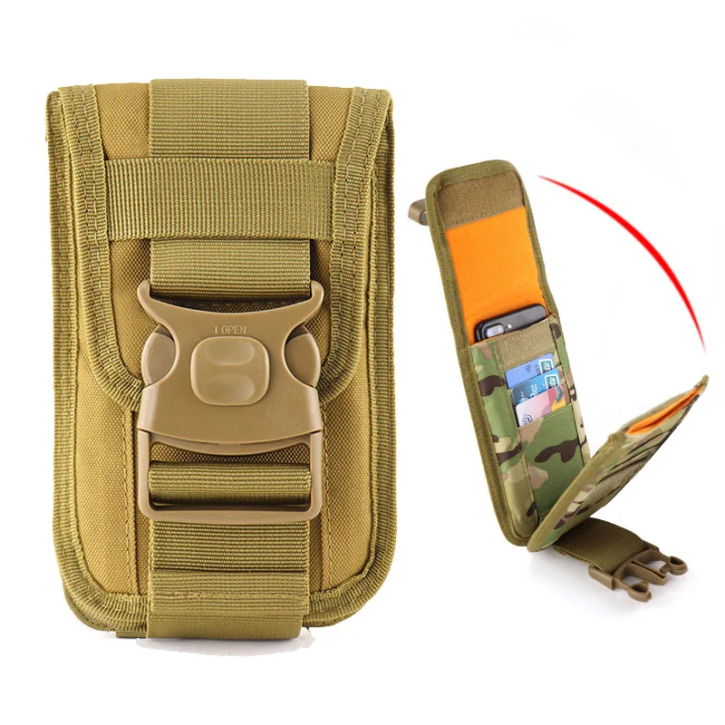 Тактический кошелек MOLLE чехол для удостоверения личности сумка повседневного