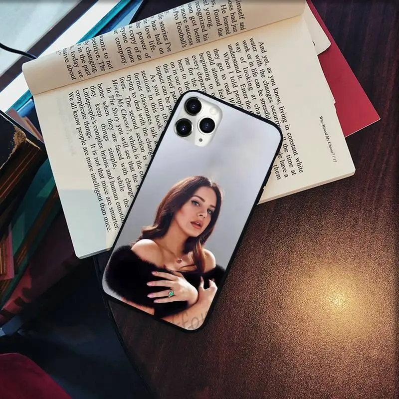 

Sexy singer model Lana Del Rey Phone Case for iPhone 11 12 pro XS MAX 8 7 6 6S Plus X 5S SE 2020 XR Soft silicone cover shell