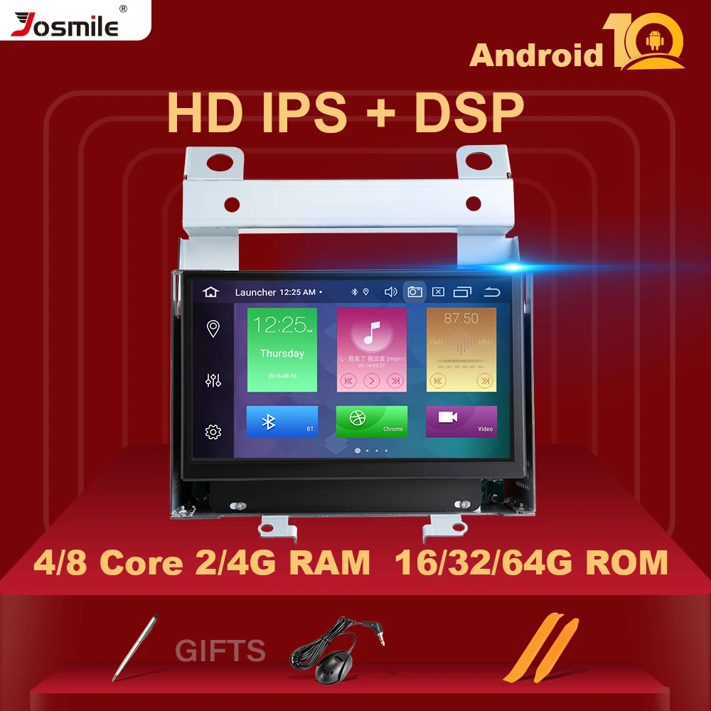 IPS DSP 4 ГБ 2 din Android 10 автомобильный мультимедийный плеер для Land Rover Freelander 2007 2008 2009 2010