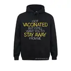 Я привили, но я все еще хочу, чтобы вы остались подальше от меня, толстовки для мужчинженщин, мужские толстовки, приталенные на День дурака, Камиса