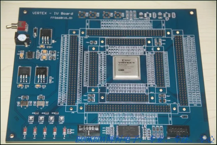 Xilinx Virtex 4 XC4VSX35 Minimal System Development Board Experiment | Обустройство дома