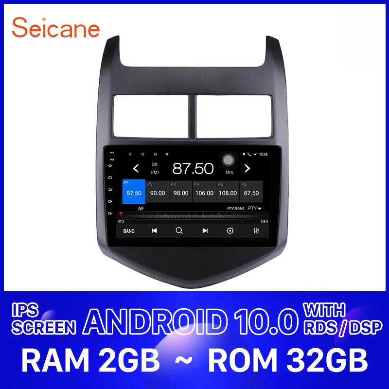 Seicane Android 10.0 RDS IPS Car GPS Multimedia Player For 2010 2011-2013 Chevy Chevrolet AVEO Navi Stereo Support DVR SWC OBDR |