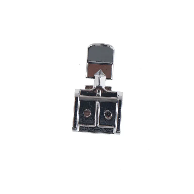 

1PCS 2 Sides Metal Zipper Presser Foot Feet For Snap-on Sewing Machine Sewing Accessory