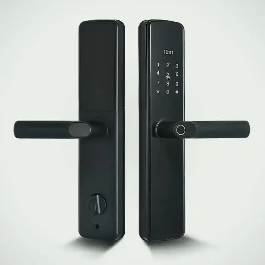 

wholesale good Quality Simple Aluminium Material SmartLock gate Card Key Apartment Door Lock rfid With LED Password code locks