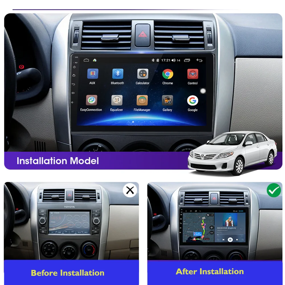 9 дюймов 2 Din Автомобильный видео панель для Защитные чехлы сидений сшитые