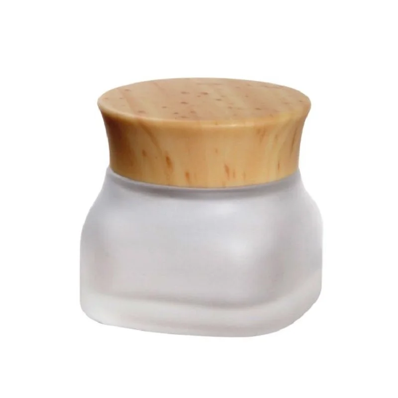 50 г квадратная пустая упаковка стеклянная скраба крем банка Косметика 10