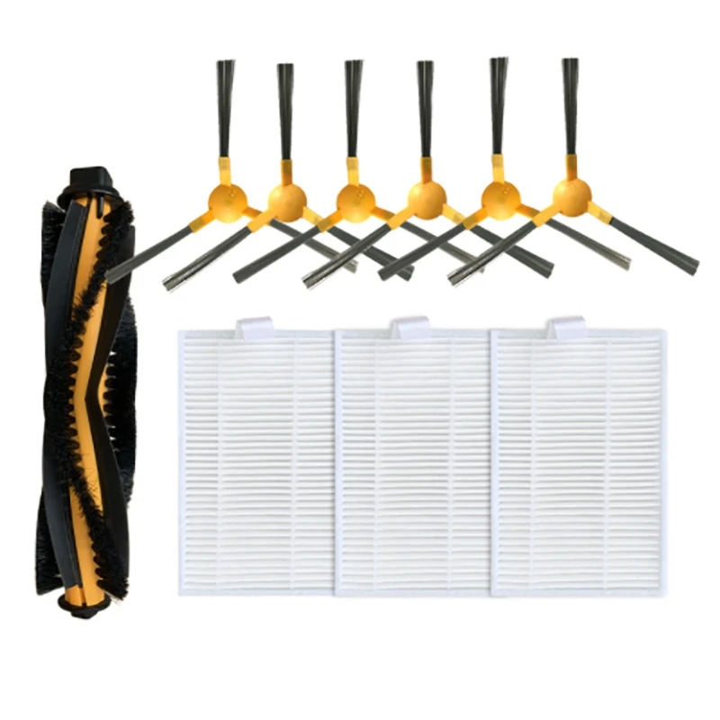Vacuum Cleaners Parts Accessories For MOOSOO Robot RT30 RT40 RT50 Main Brush HEPA Filter Side Kit Accessory Set | Бытовая техника