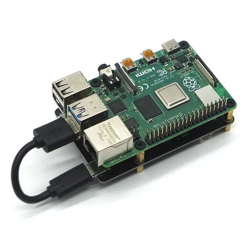 X870 M.2 NVMe SSD экранированная Плата расширения 2280/2260/2242/2230 для Raspberry PI Type 1 B + / 2B 3B 4B ROCK 64