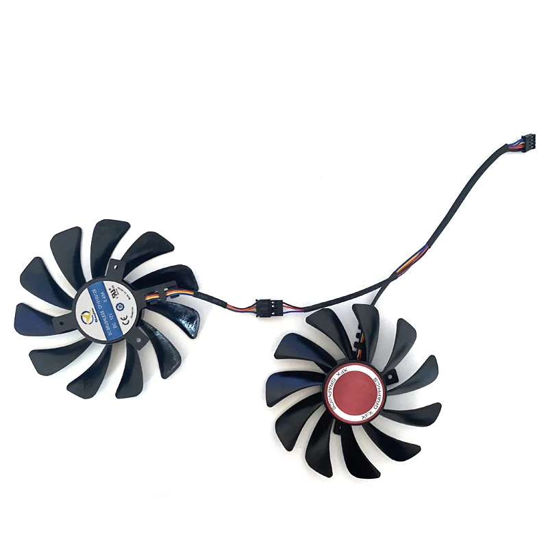 2 шт. FDC10U12S9 C CF1010U12S 4PIN RX 5600XT 5700XT охлаждающий вентилятор для XFX Radeon 5600 5700 XT сырье II