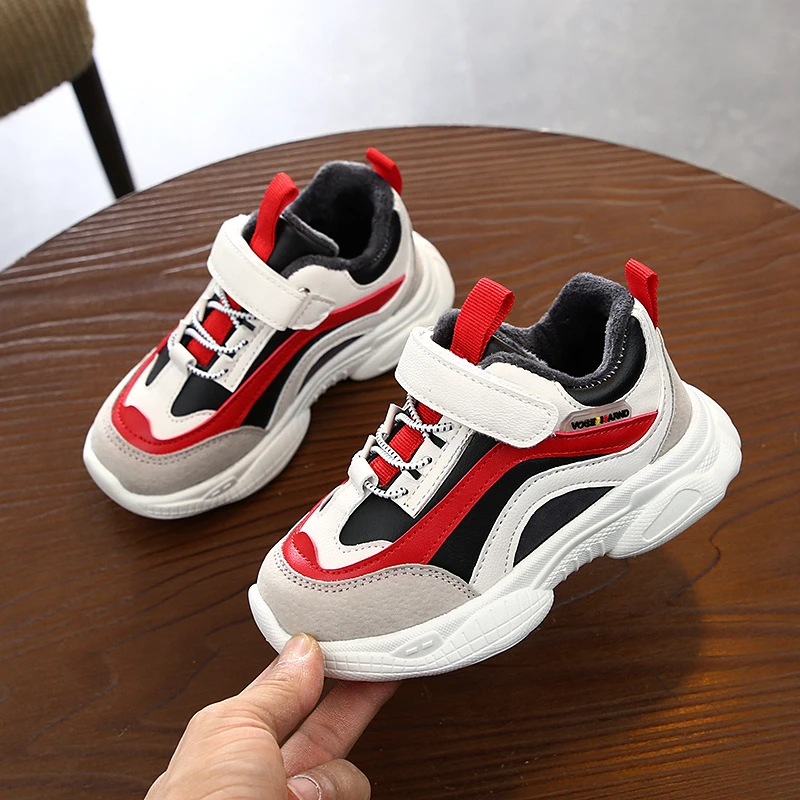 CNFSNJ новые детские зимние модные кожаные теплые мартинсы для девочек и мальчиков