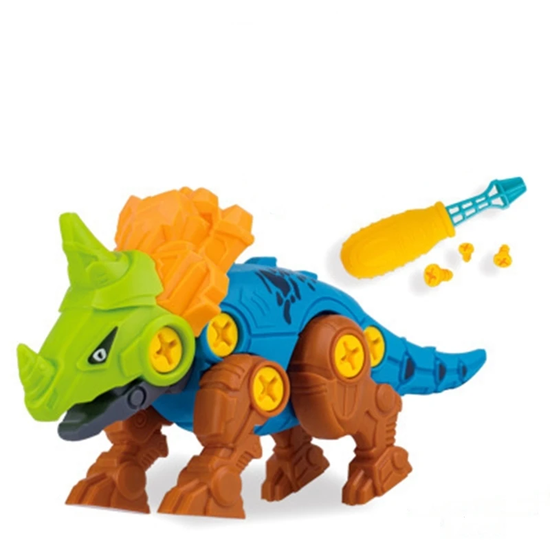 

Funny DIY Puzzle Toys Children Dinosaur Model Tyrannosaurus Rex 3D Dino Action Figure