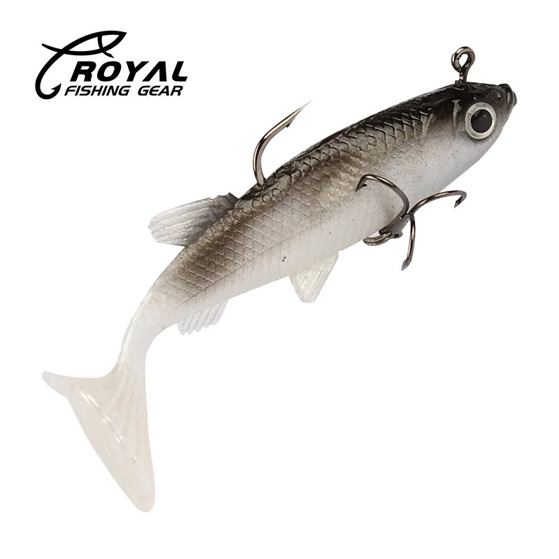 Горячая Распродажа 2 предмета мягкая Рыбная приманка вобблер Swimbait силиконовый