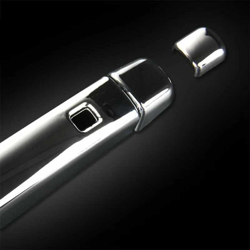 Tonlinker 4 шт. DIY наклеиваемого покрытия для автостайлинга из ABS Хромовая зеркальная