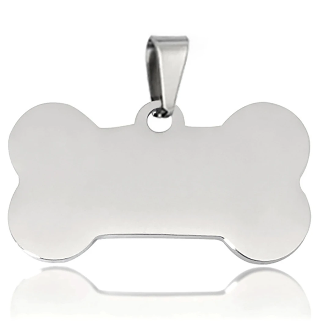 

Legendog Pet ID Tag Blank Stainless Steel Creative Dog Name Tag Cat Tag For Puppies Charm Bone Puppy Cat Accessory