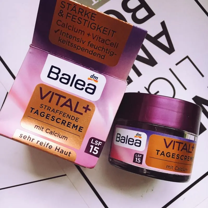 Balea Германия VITAL + LSF15 дневной крем для очень зрелой кожи 55-70Years против старения