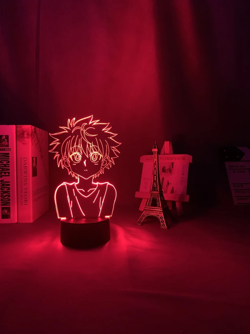 Аниме Hunter X Killua 3d светодиодный светильник для украшения спальни ночсветильник