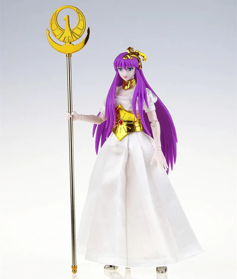 В наличии отличные игрушки Saint Seiya Ткань Миф EX Athena Saori Kido Повседневная ткань ПВХ