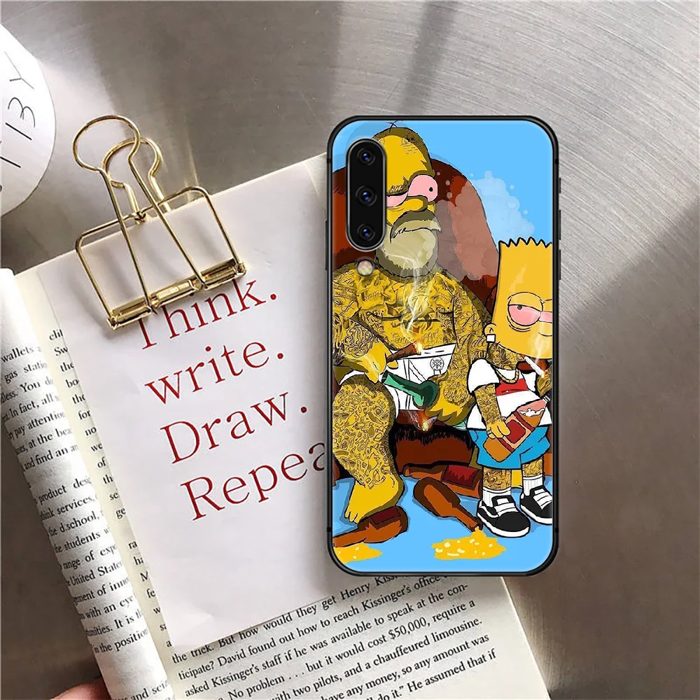 

Homer J Funny Simpson Phone Case Cover For Samsung Galaxy A 3 5 7 10 12 20 20E 21S 30 30S 40 50 51 70 71 S Black Shell Prime Tpu