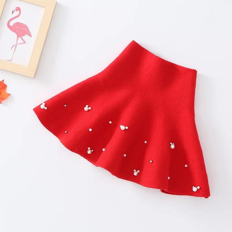 Детская юбка CYSINCOS осенняя эластичная трикотажная для девочек плотная