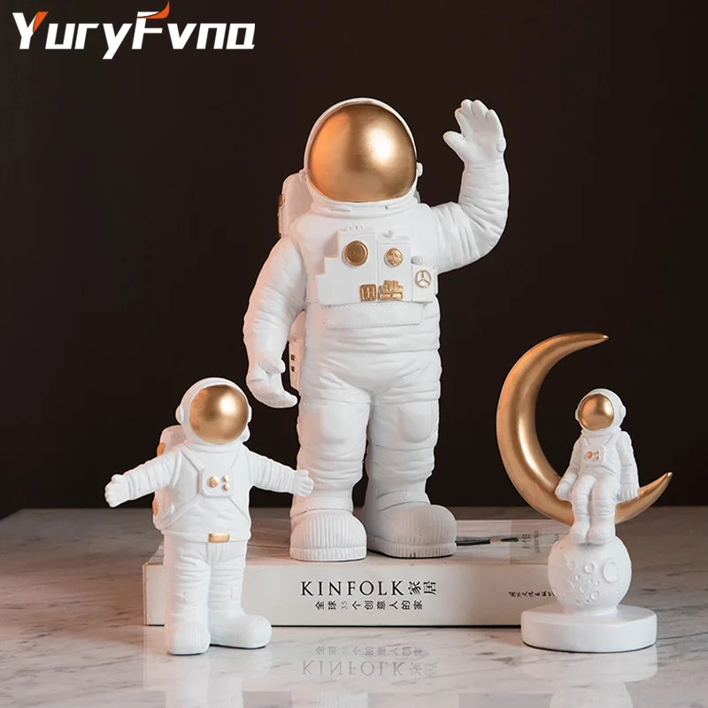 YuryFvna Творческий астронавт фигурка украшение статуи хранения современный