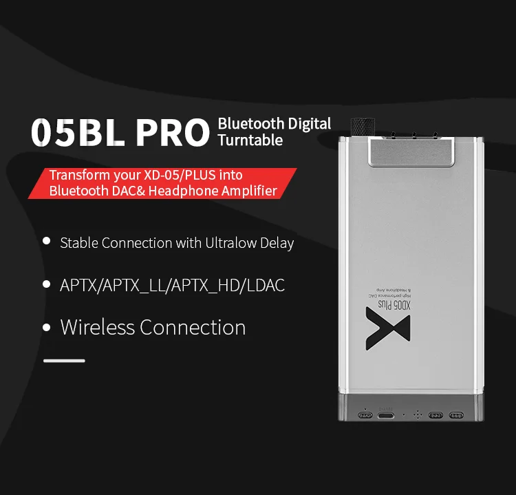 XDUOO 05BL PRO Bluetooth цифровой проигрыватель для усилителя наушников XD-05 XD05/XD-05 PRO Bluetooth аксессуары