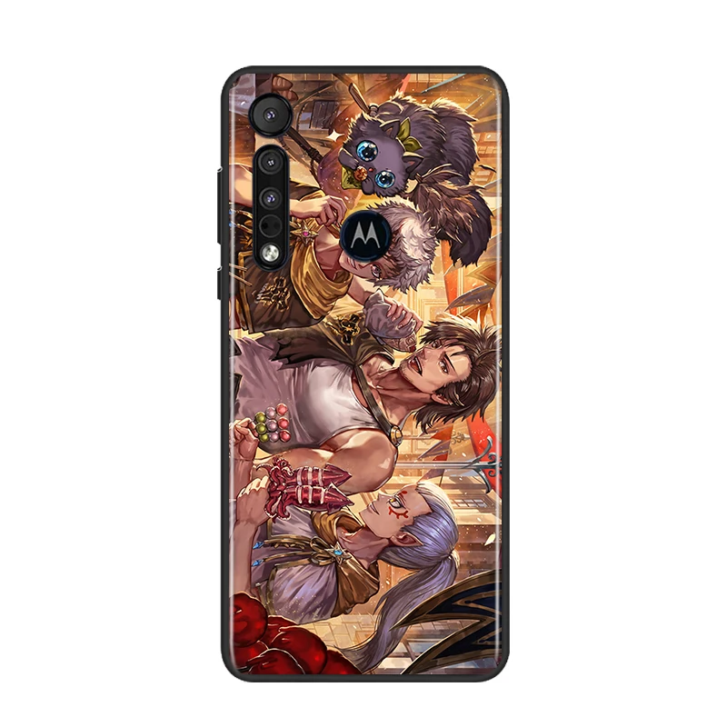 

Black Clover Anime for Motorola G9 G8 G Edge One E7 E6 Power Lite Marco Hyper Fusion Plus Play Black Phone Case