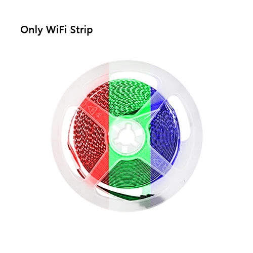 Only Wifi Strip EeeToo WI-FI умный светильник RGB светодиодный ночной Светильник Диодная лента светодиодный RGB Гибкая полоса лампа ИК WI-FI контроллер DC12V ночной Светильник - Испускаемый цвет: Only Wifi Strip