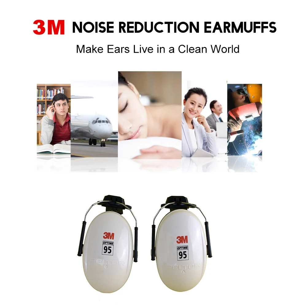 

3M Peltor H6P3E Cap-Mount Earmuffs Safety Ear Muffs Ear Protection NRR 21dB / SNR 26dB Sound Insulation Noise Cancelling Work