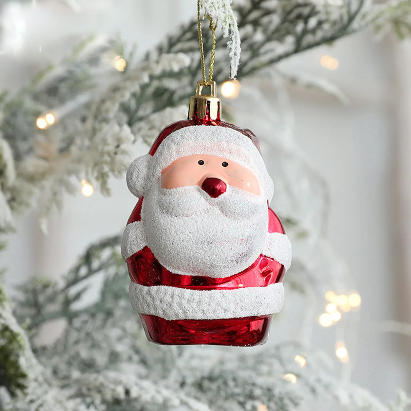 

2PC Christmas Ornaments Combination Ornaments Children's Christmas Tree Santa Claus Pendant Holiday decoration kid gifts