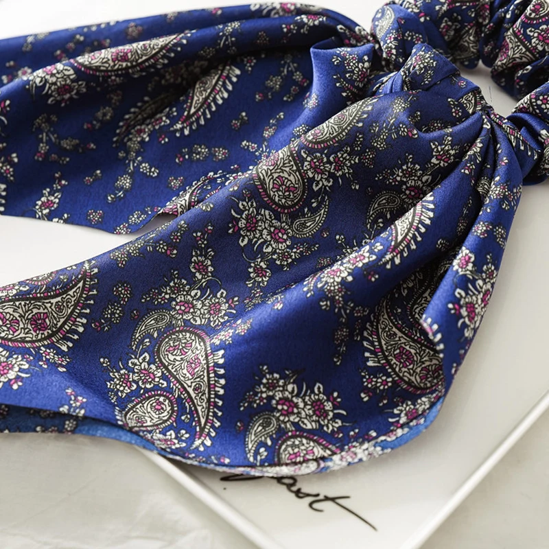 Boho винтажными аксессуарами повязка на голову с цветком резинка для волос Группа