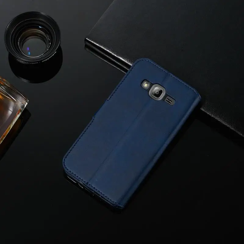 Кожаный чехол-кошелек для samsung Galaxy J3 чехлы для телефонов Чехол для samsung J310 J3 Чехол-книжка держатель для карт ретро-Книга чехол