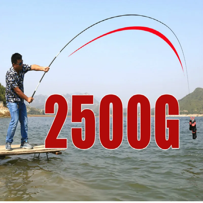 3.6m-7.2m Taiwan Fishing Peche 28 TuneTelescopic Fishing Rod  De Pesca Super Hard Long Section  Wedkarstwo  Olta Hand Olta enlarge