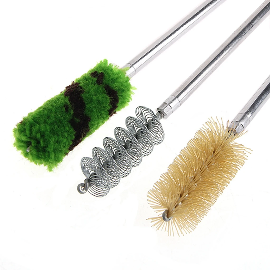 6Pcs Rod Brush Cleaning Kit Aluminum For 12 GA Gauge Gun Hunting Shotgun Rifle | Спорт и развлечения