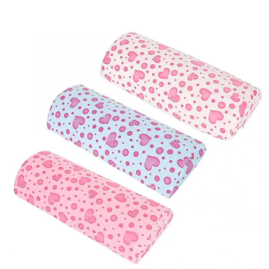 Коврик для маникюра моющаяся подушка в форме сердца дизайна ногтей губчатая рук