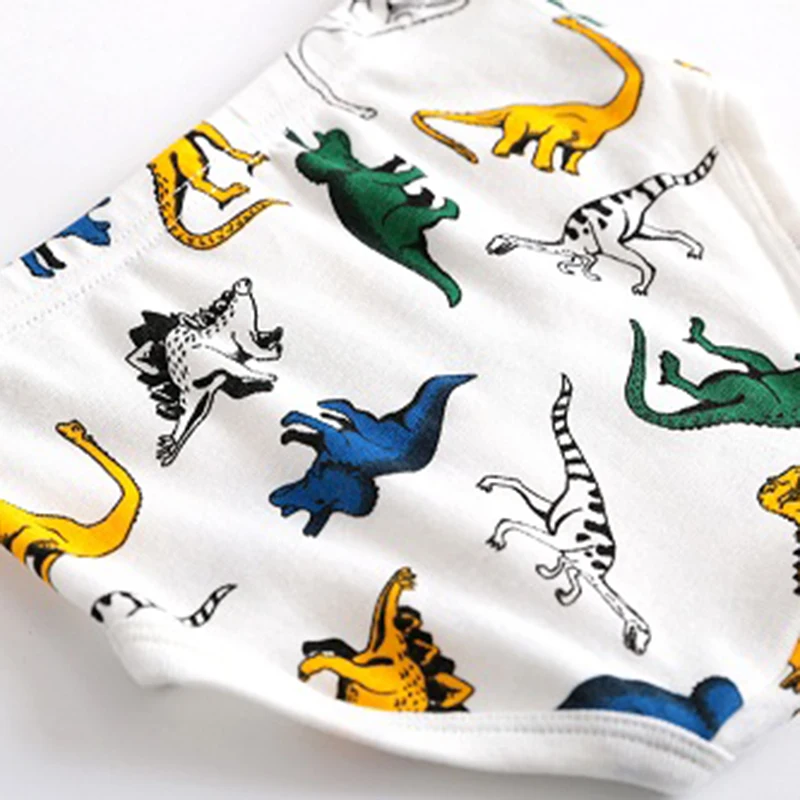 Calzoncillos estampados para ni&ntilde;os de 2 a 10 a&ntilde;os, ropa interior de dibujos animados, B&oacute;xer, 3 unids/lote-4
