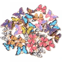 fashion 10pcs 8colors alloy metal drop oil colorful butterfly charms animal pendants for jewelry making diy necklace earrings