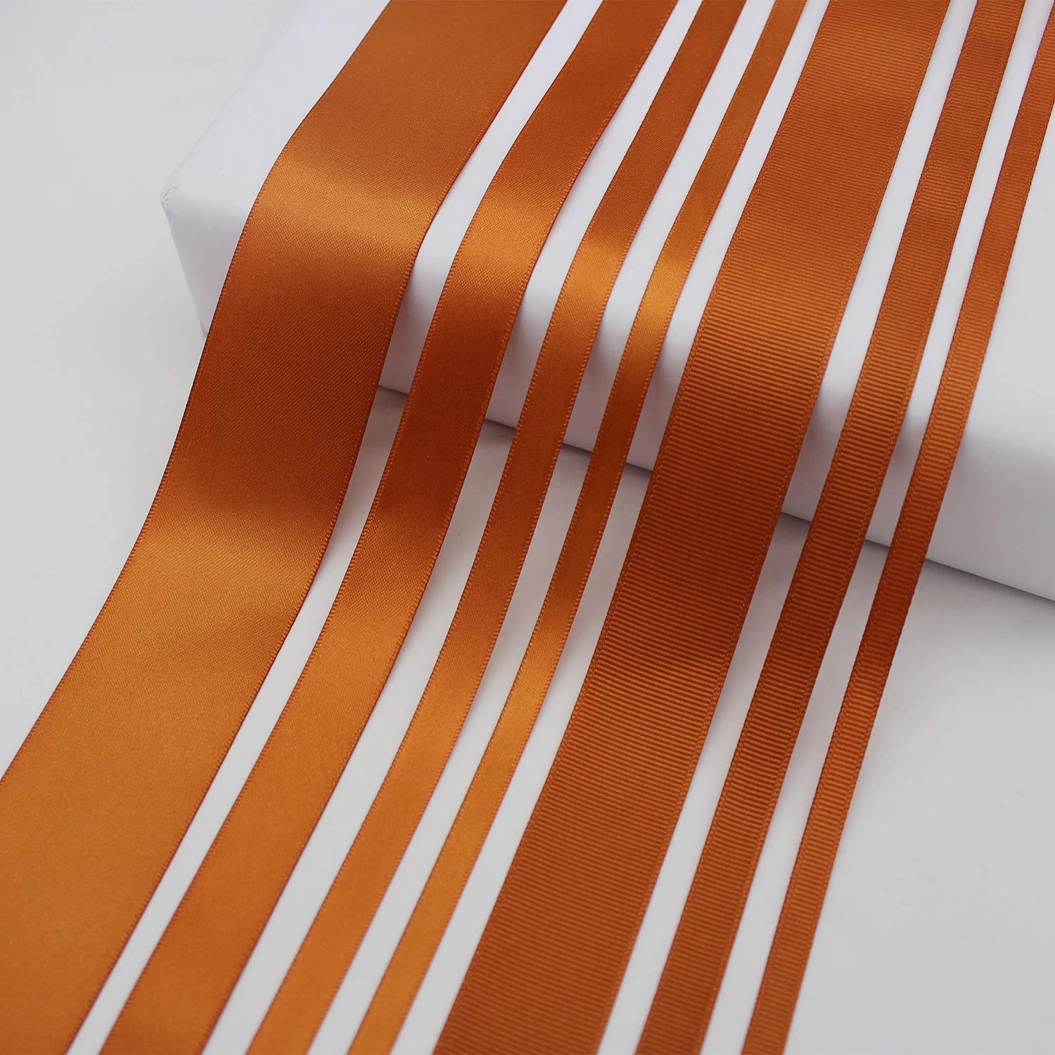 Античные медные золотые ленты 5 м/лот двухсторонние атласные Аксессуары для