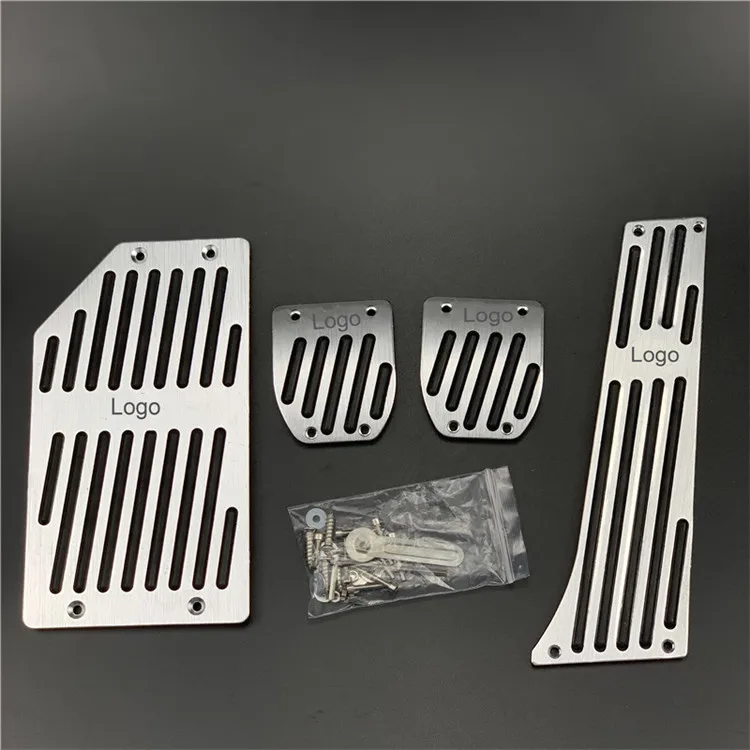 Alloy MT 4pcs Автомобильный-S tyling подножка чехол для педали газа, тормоза чехол для hyundai ix35 iX45 Mistra Sonata 8 SantaFe, автомобильные аксессуары - Название цвета: Alloy MT 4pcs