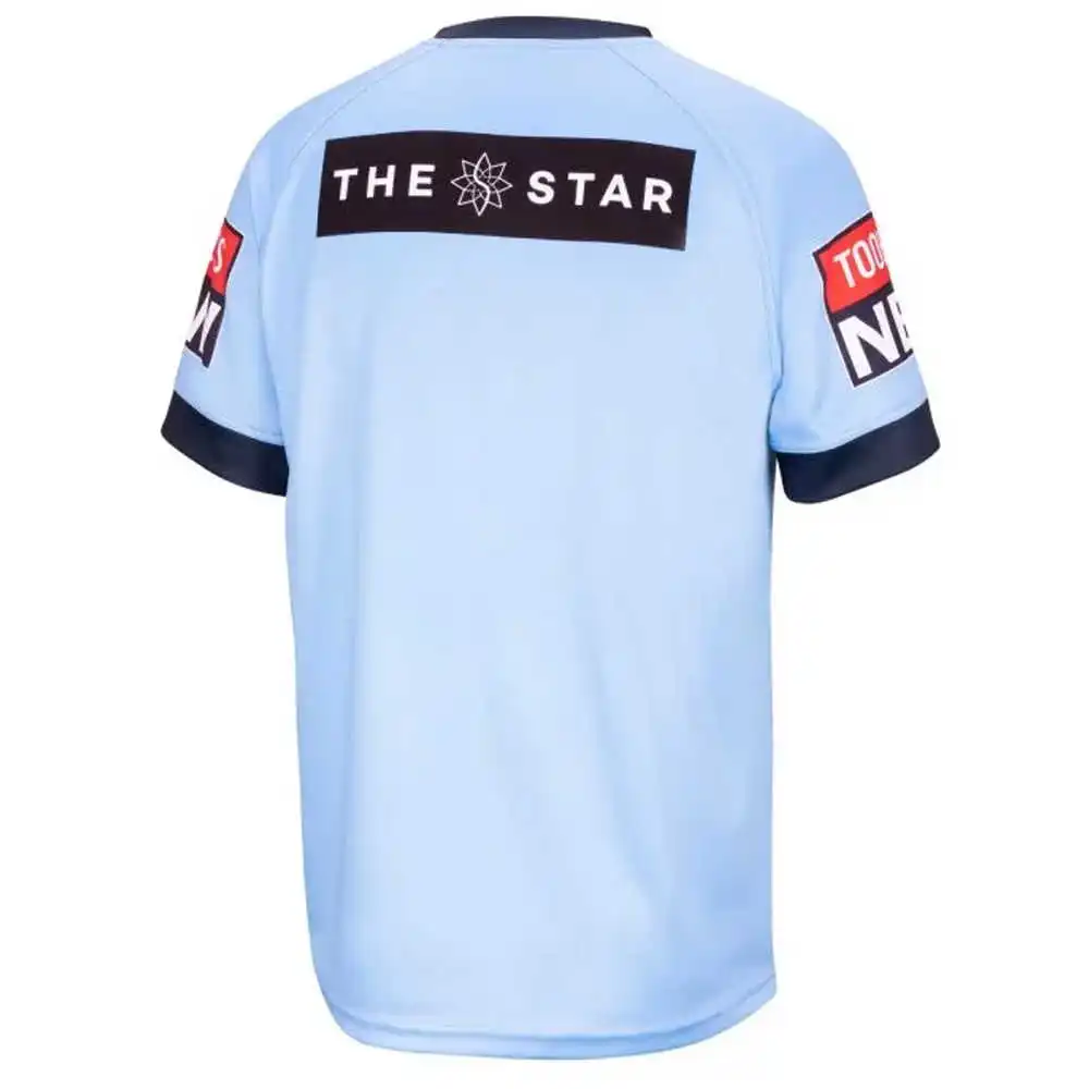 

2021 New South Wales Blues Origin Sweater Men's Rugby Player Test Sweater Sweatshirt S-5xl