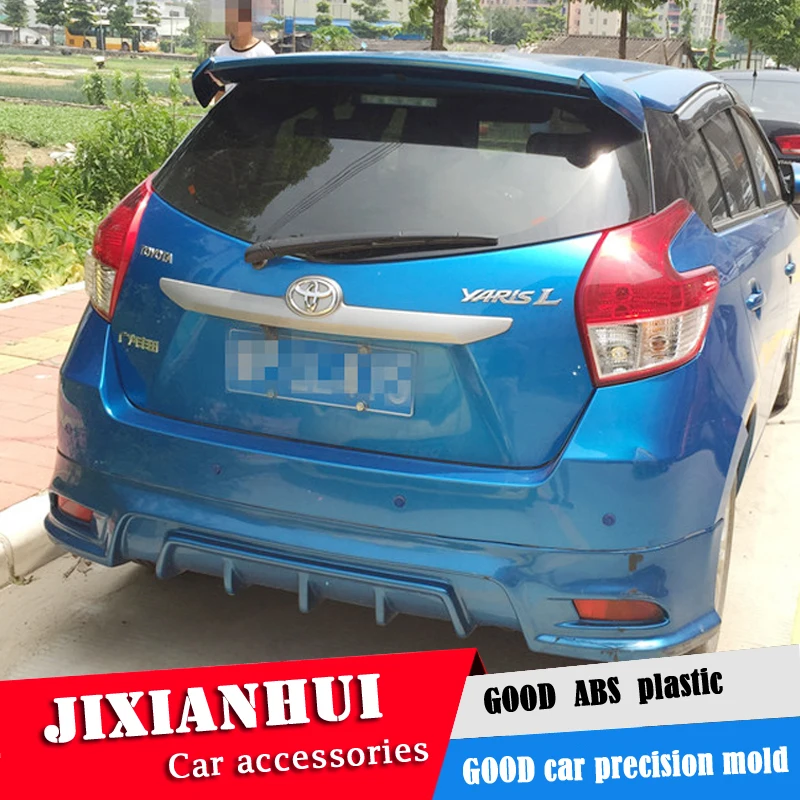 Спойлер для Yaris 2014 2017 спойлер хэтчбека Toyota из АБС пластика YDKD заднего крыла