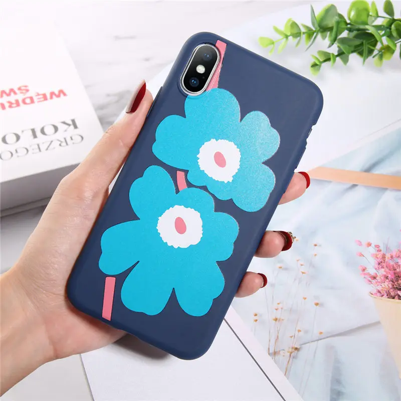 7657 Чехол для телефона Moskado Flowers для iPhone 11 Pro X XR XS Max 7 8 6 6s Plus 5 5S SE Хризантема Цветочный Мягкий ТПУ силиконовый чехол - Цвет: 7657